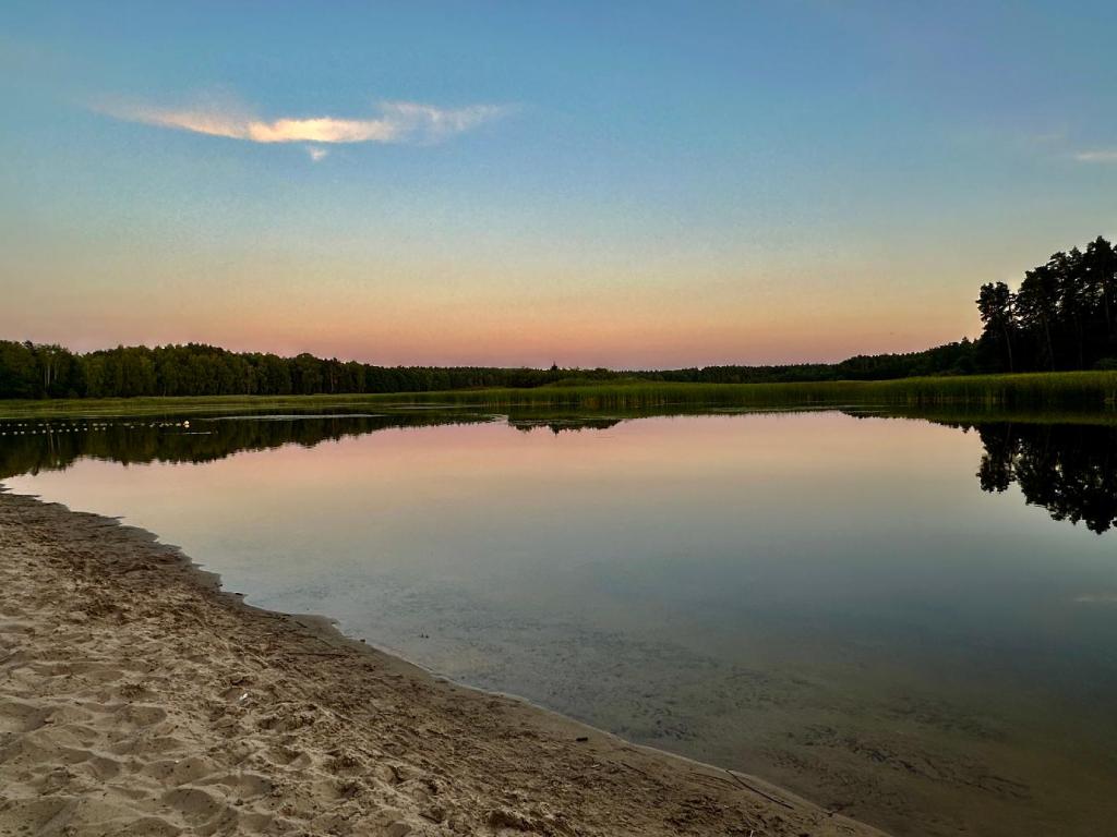 zwierzyniec zachód słońca plaża