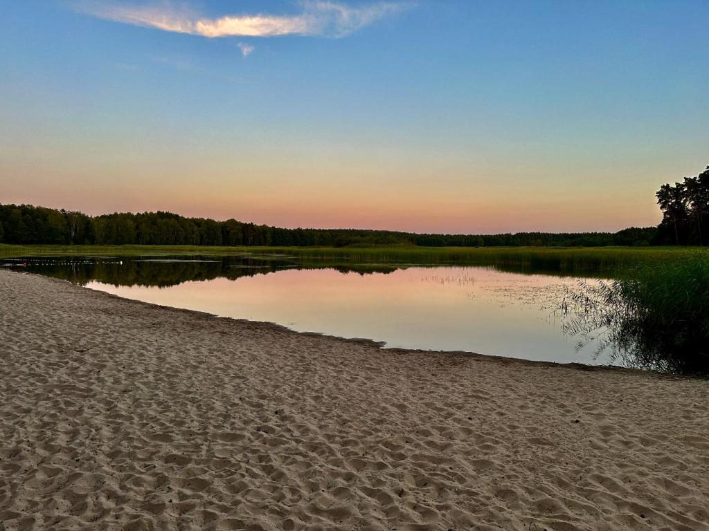 zwierzyniec zachód słońca plaża