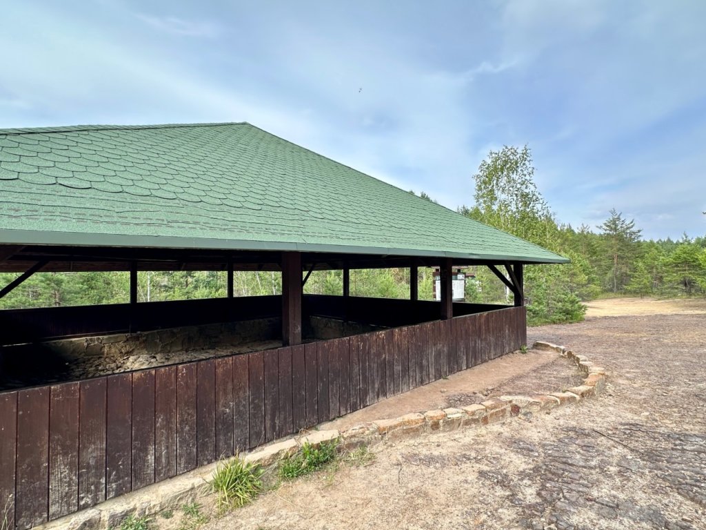 gagaty sołtykowskie wiata ze śladami dinozaura